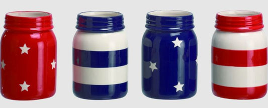 Patriotic Mason Jar