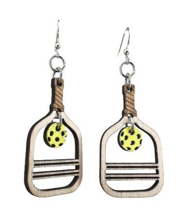 Pickleball Dangle Earrings