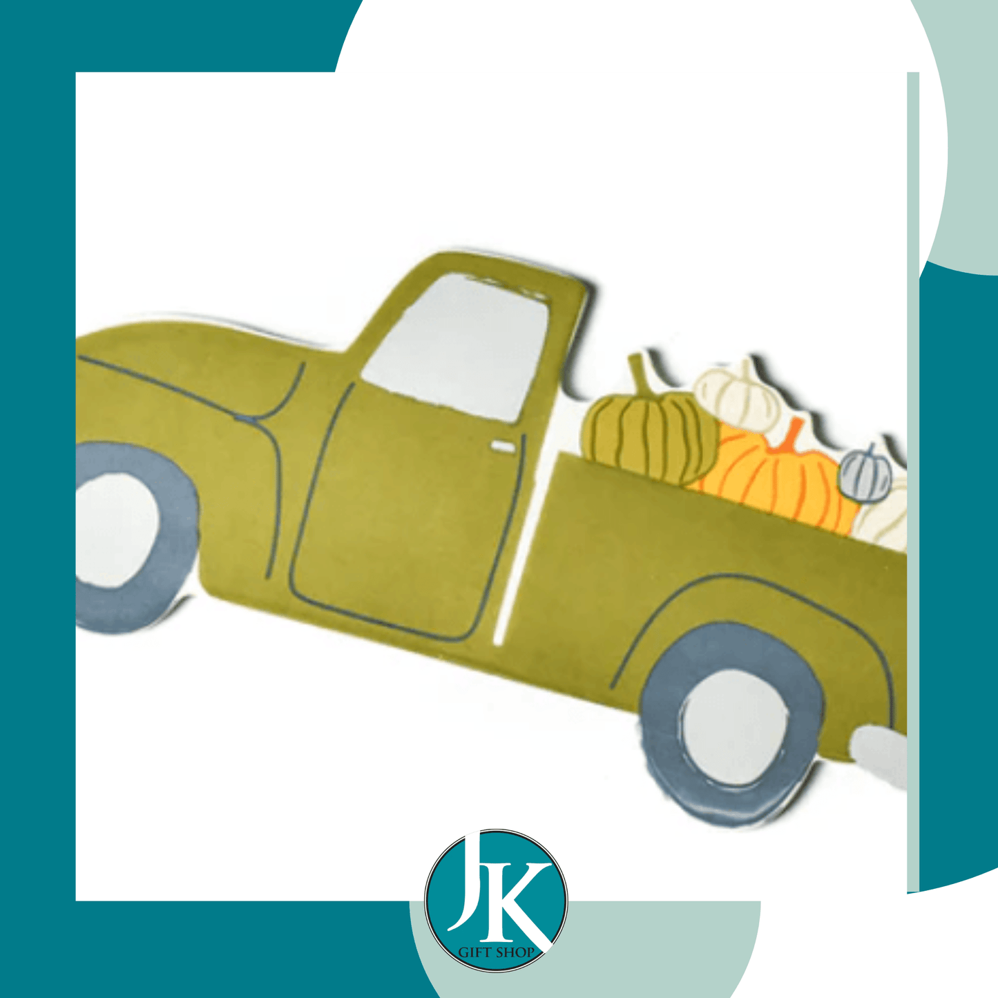 Pumpkin Truck Big Attachment Happy Everything