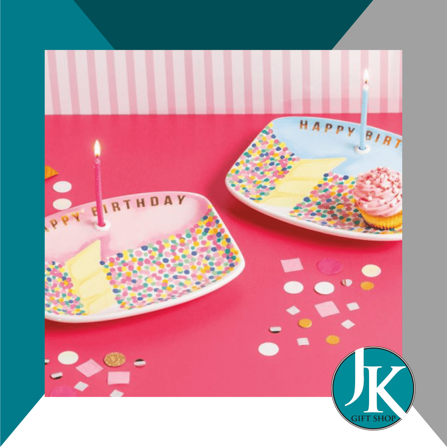 Singing Birthday Candle Holder Plate