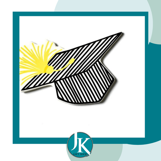 Striped Graduation Cap Mini Attachment