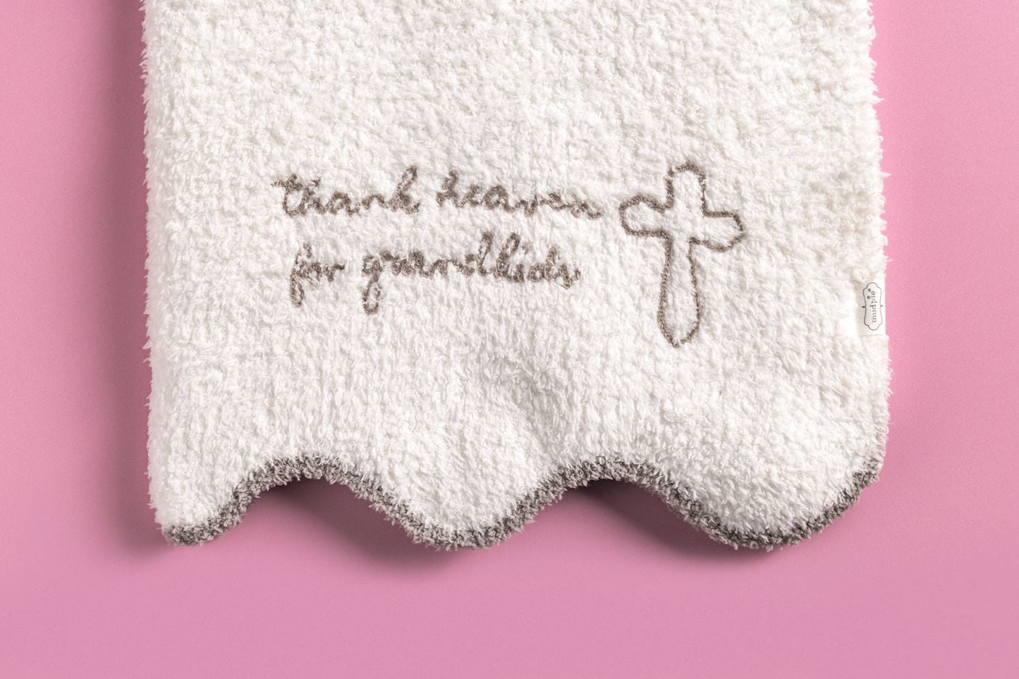 Thank Heavens Grandkids Chenille Blanket