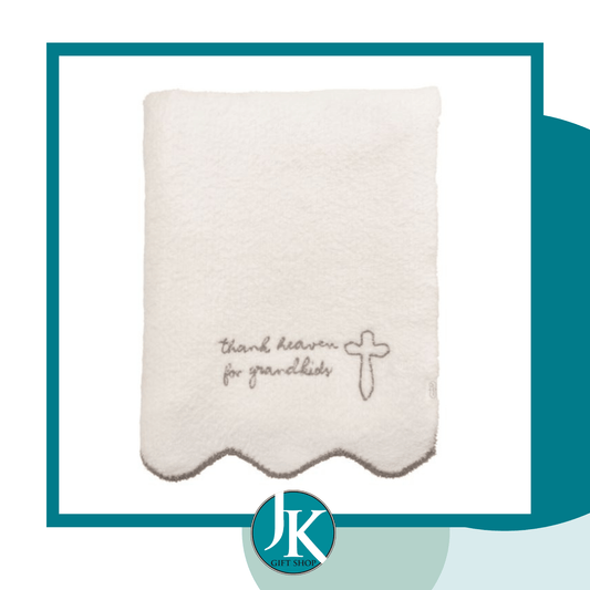 Thank Heavens Grandkids Chenille Blanket