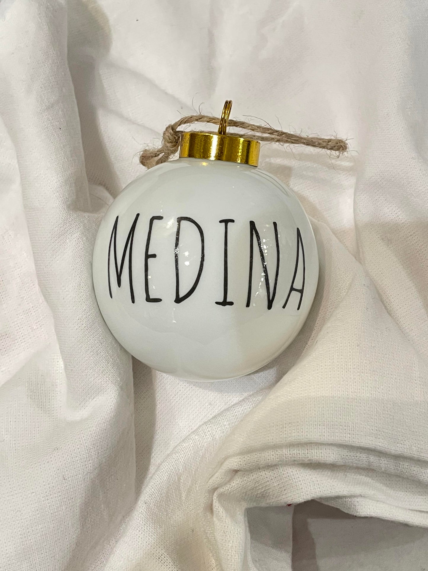 Medina Script Ornament