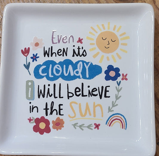 When It's Cloudy Trinket Tray