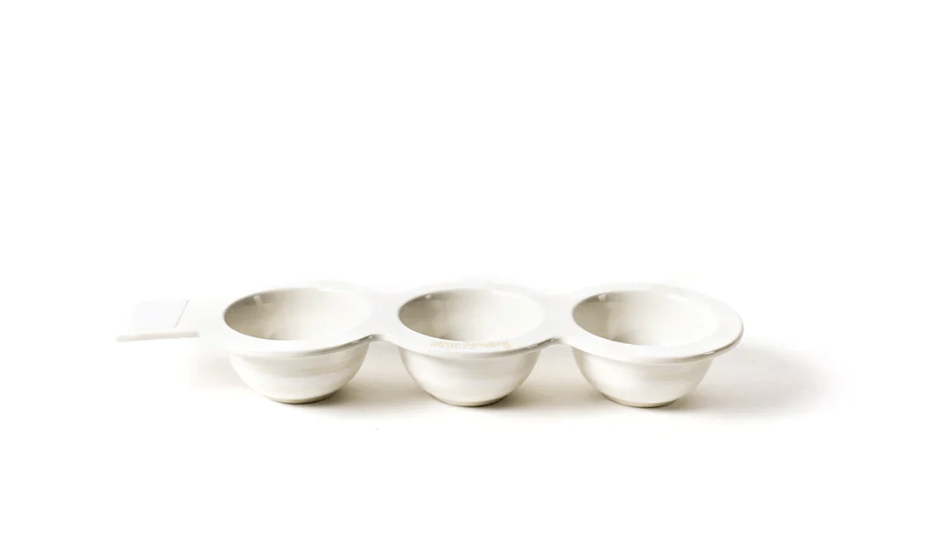 White Stripe Mini Trio Bowl Happy Everything
