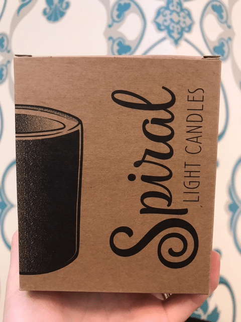 White Tea & Ginger Spiral Candle