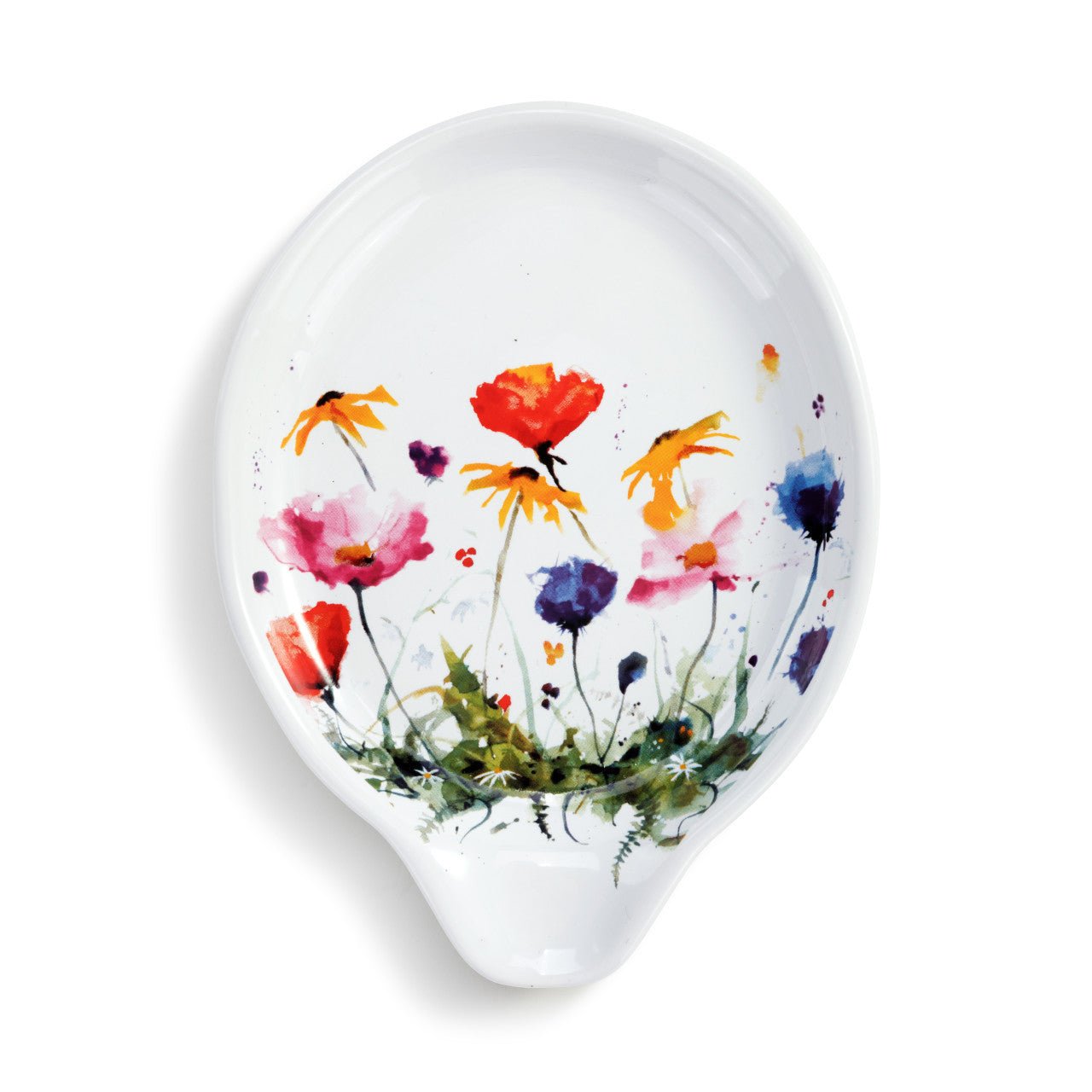 Wildflowers Oval Spoon Rest DC