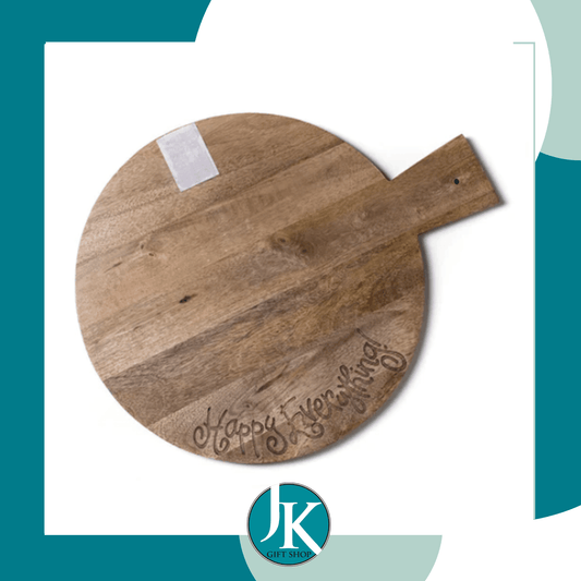 Wooden Happy Everything Big Serving Board
