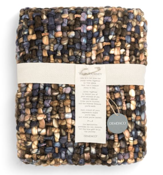 Your Journey Woven Throw Blanket- Blue Green