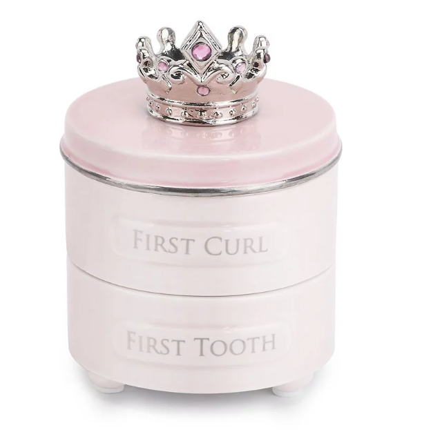 First Tooth and Curl Keepsake Box
