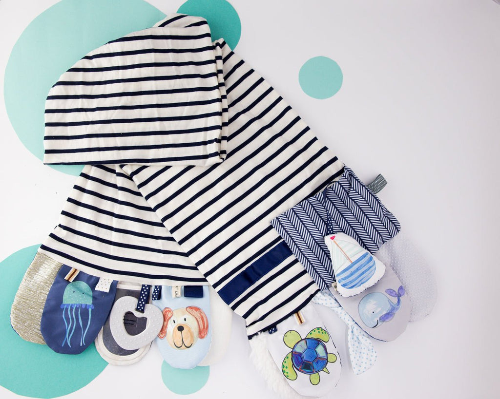 Baby Activity Scarf Ocean Themed by Demdaco - JK Gift Shop Ohio