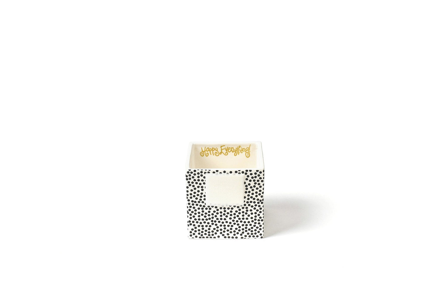 Black Small Dot Mini Nesting Cube Small Happy Everything