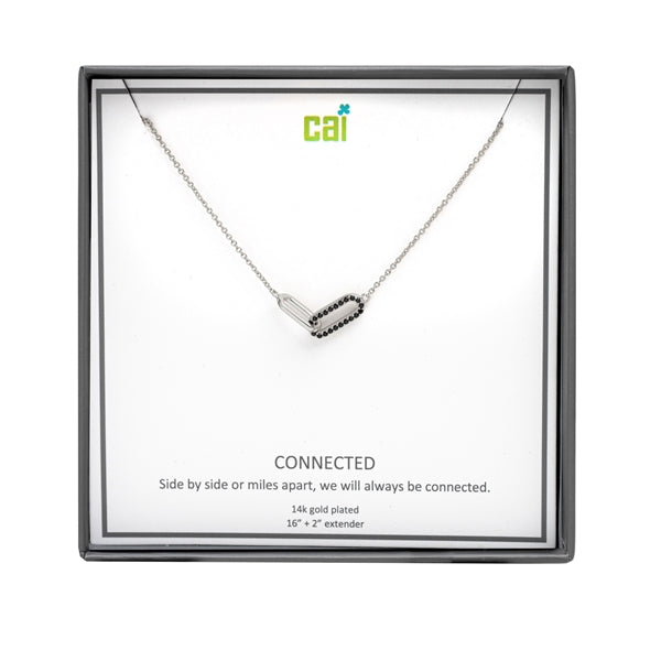 Always Be Connected Necklace Silver