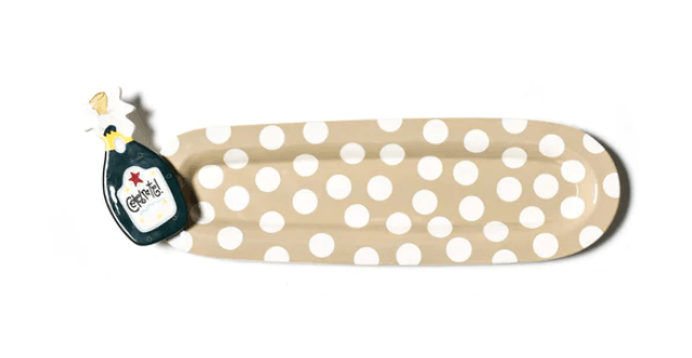 Champagne Mini Happy Everything Attachment on serving plate