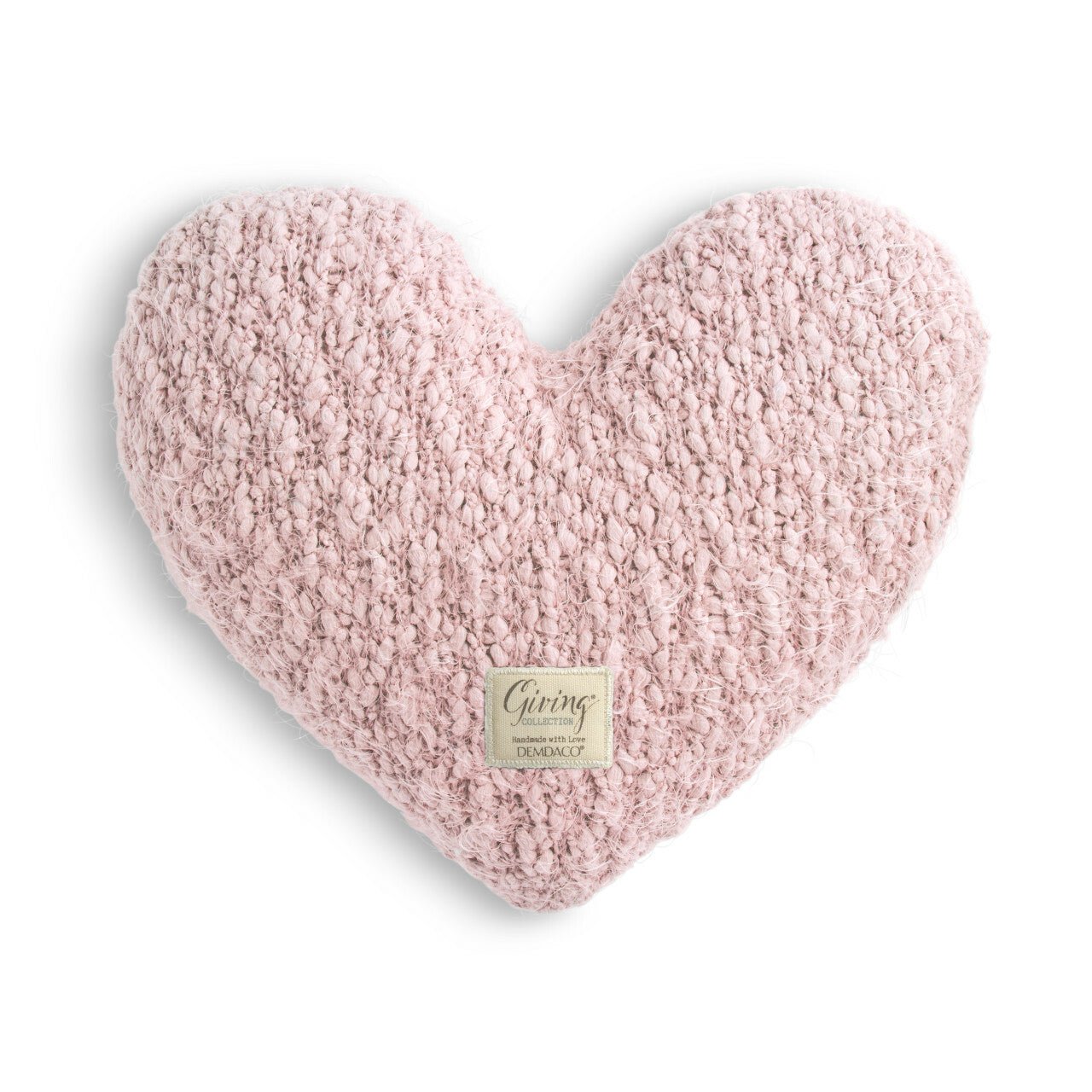 Giving Heart Weighted Pillow Pink