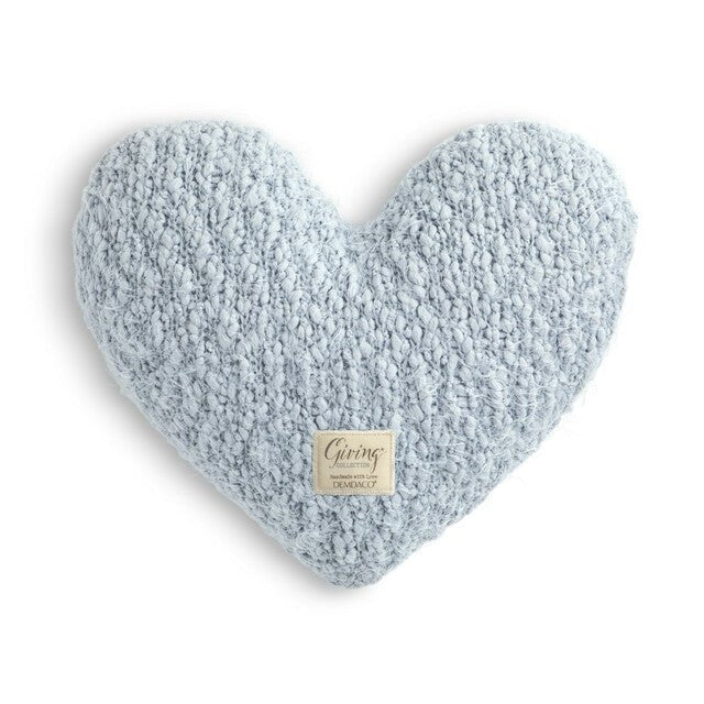 Giving Heart Weighted Pillow Blue