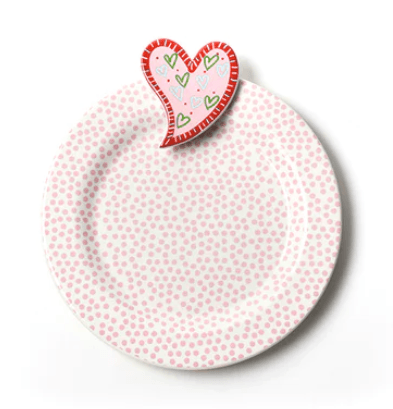 Heart Embellishment Plate Happy Everything