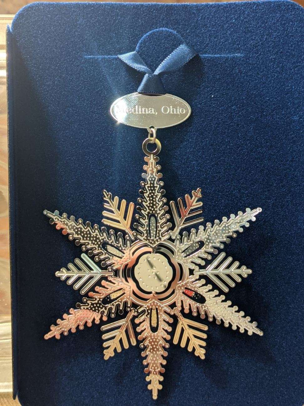 Hometown snowflake ornament