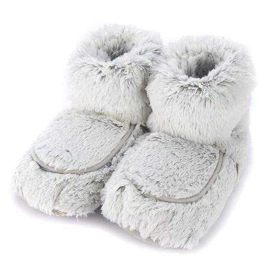 Marshmellow Gray Warmies Slipper Boots