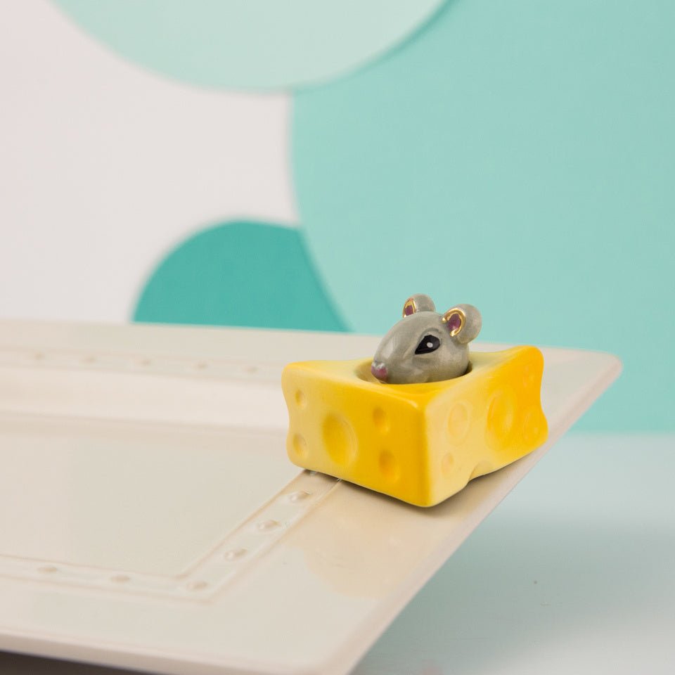 Nora Fleming Mini Mouse and Cheese A223 Cheese, Please