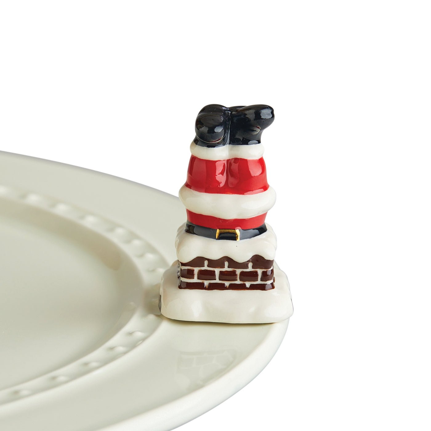 Nora Fleming Mini Santa Legs in Chimney A256 Down The Chimney