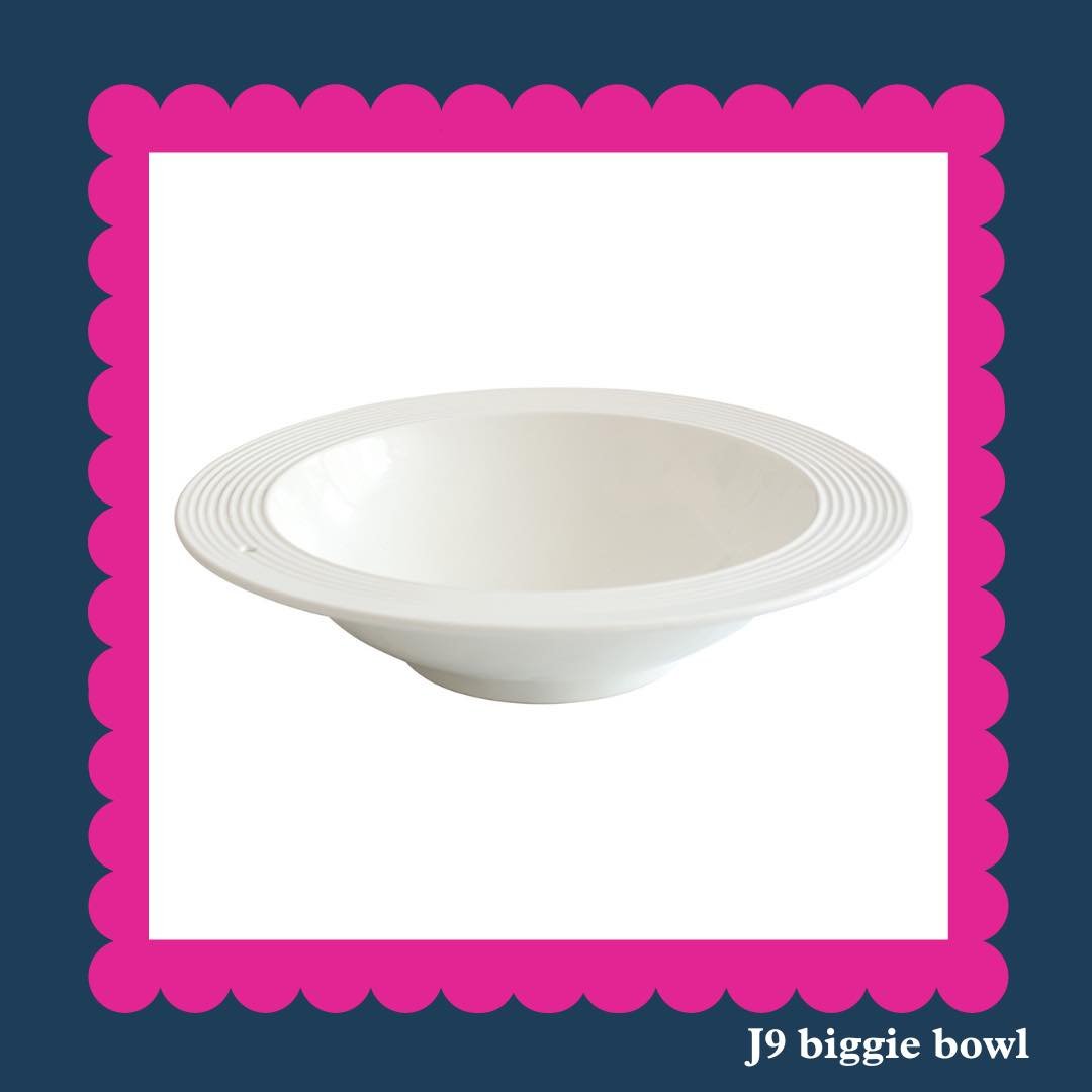 Nora Fleming Pinstripe Biggie Bowl Base J9
