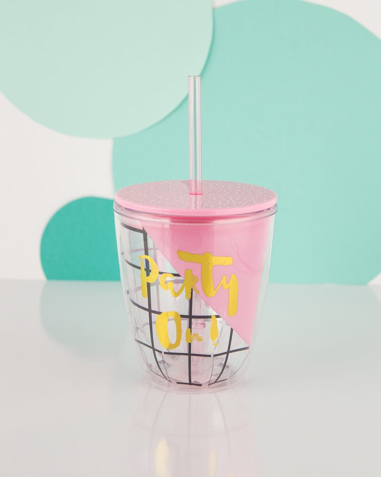 Party On Drink Tumbler
