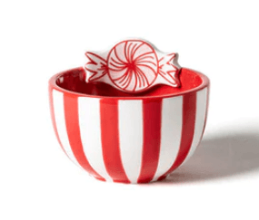 Peppermint Embellishment Bowl Happy Everything