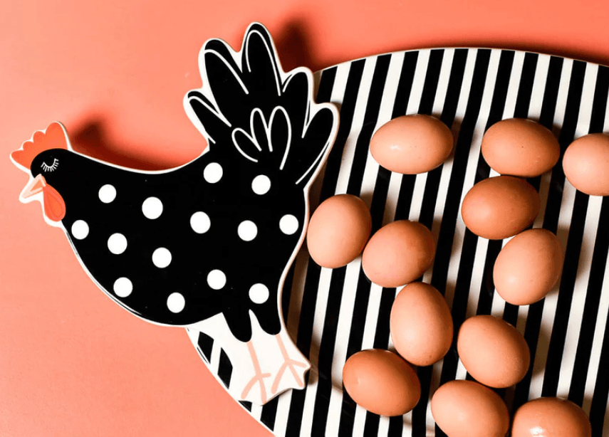 Polka Dot Chicken Big Attachment Happy Everything