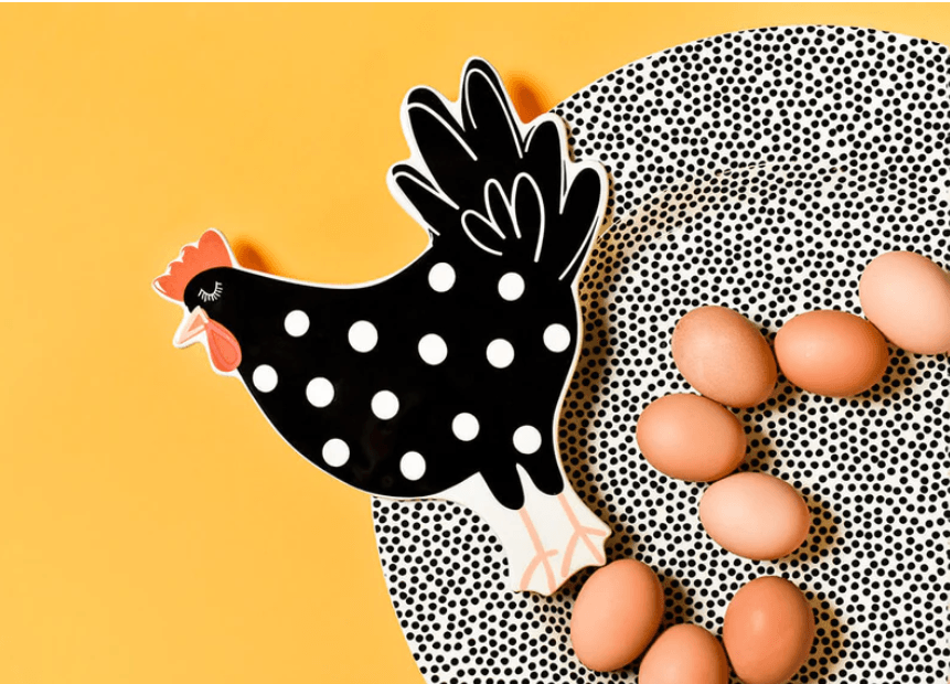 Polka Dot Chicken Big Attachment Happy Everything