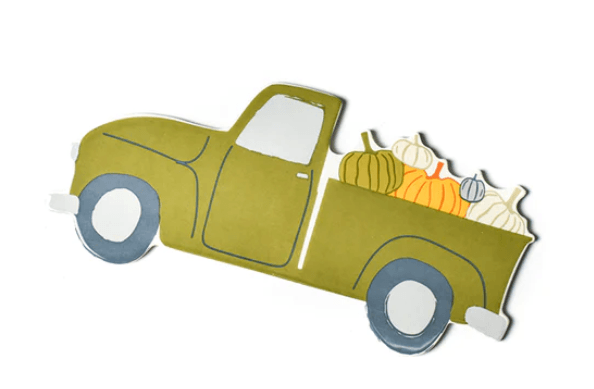 Pumpkin Truck Big Attachment Happy Everything