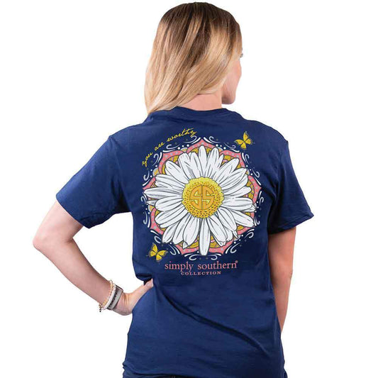 Simply Southern Daisy Worthy Unisex Tshirt