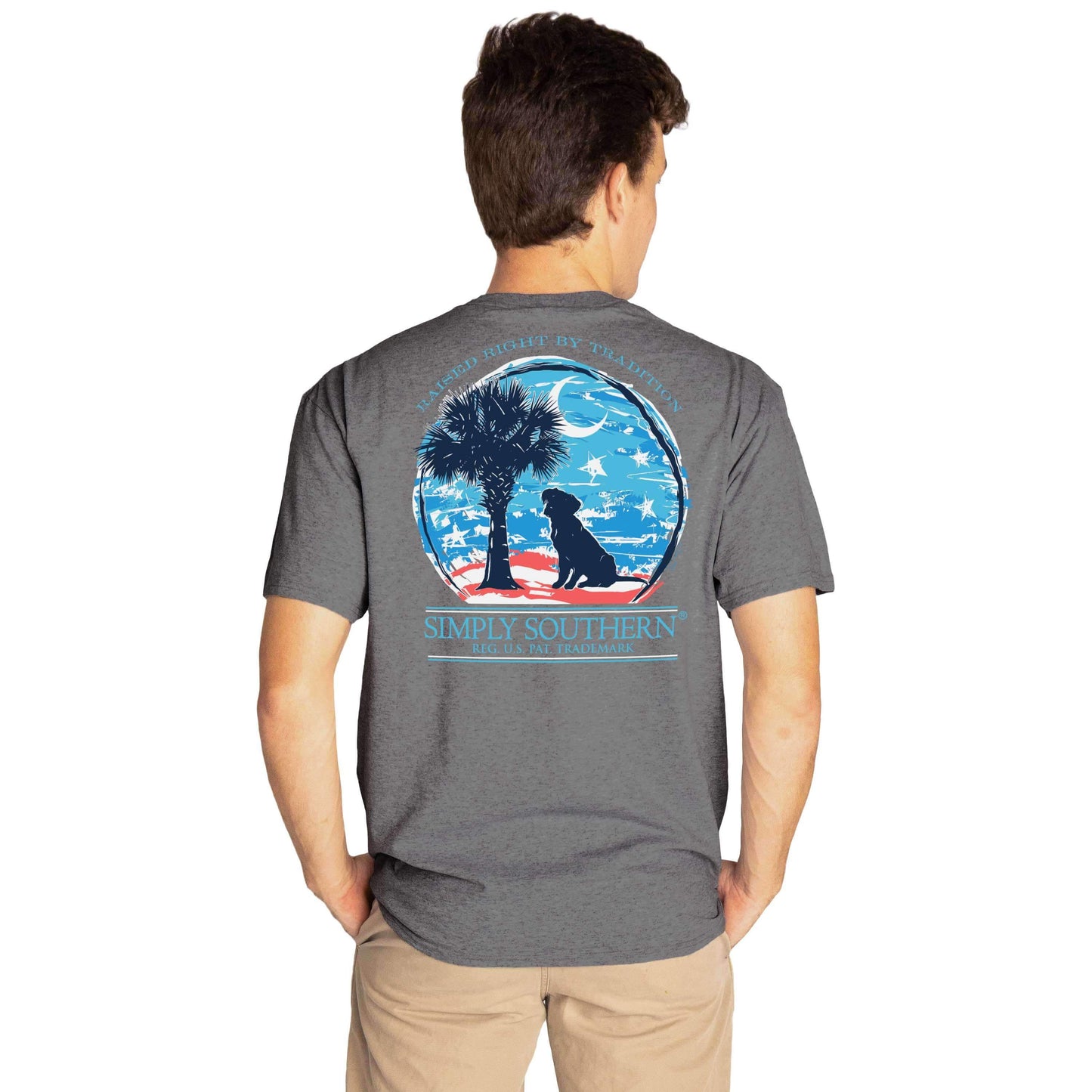 Simply Southern Raised Right Beach Dog Unisex Tee