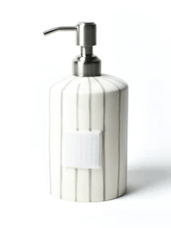 Stone Skinny Stripe Mini Cylinder Soap Pump Happy Everything