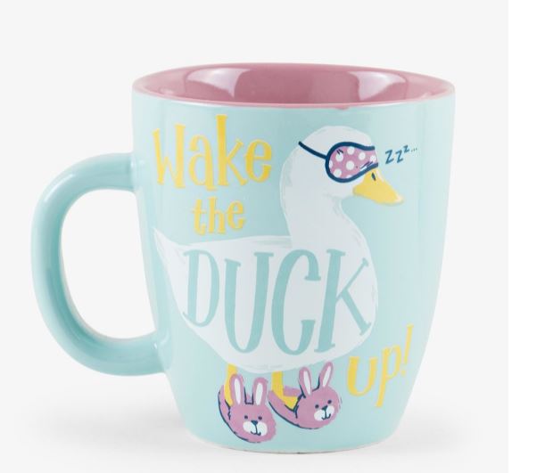 Wake the Duck Up Ceramic Mug