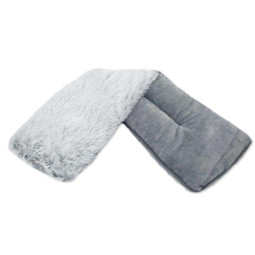 Marshmellow Gray Microwavable Lavender Scented Warmies Neck Wrap