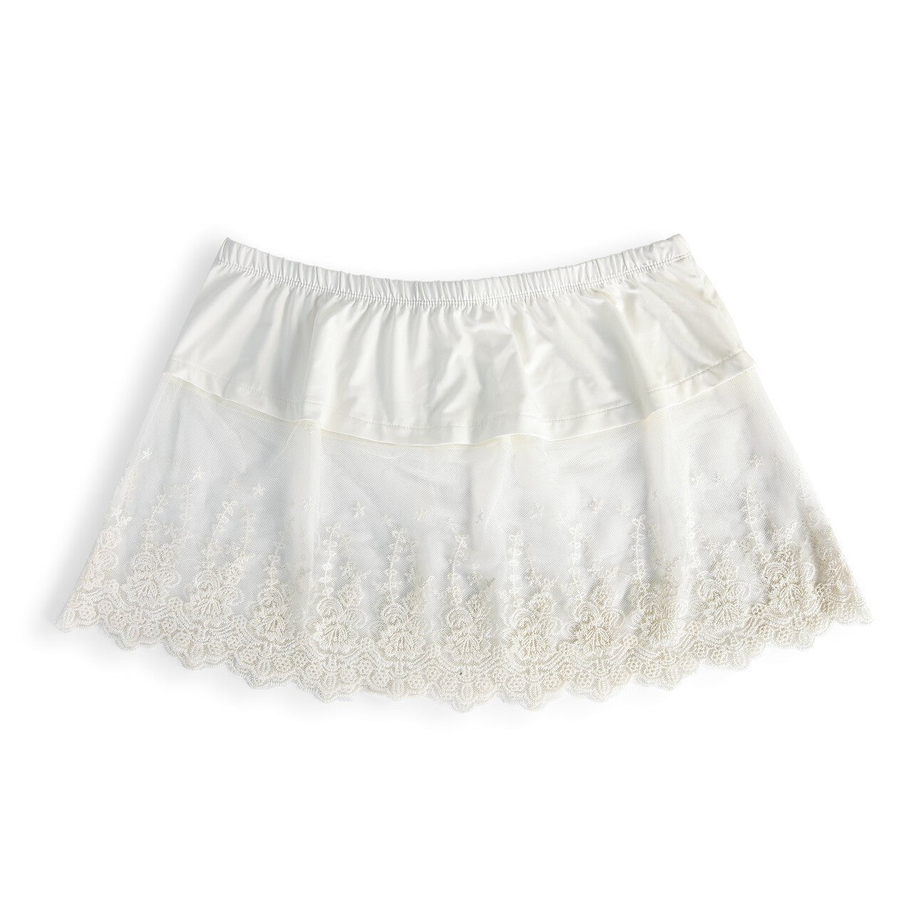 White Lace Shirt Extender