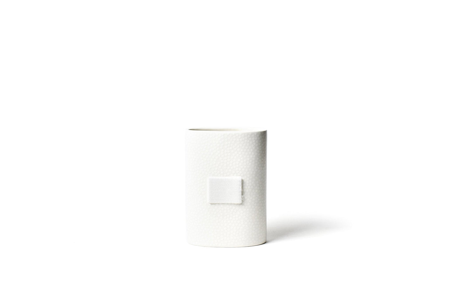 White Small Dot Mini Oval Vase Happy Everything